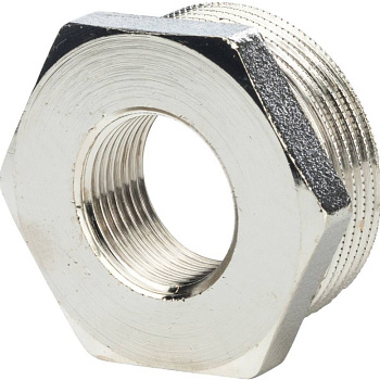 Футорка 25*15 (1"х1/2") никель STOUT